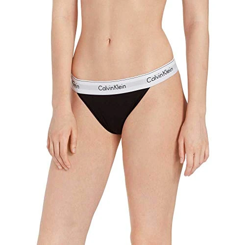 Limited-time offer: Calvin Klein Women High Leg Tanga Stretch, Black (Black), L from 23.00 GBP to 19.99 GBP (save 13%)