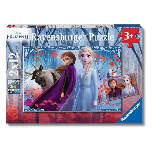 Tijdelijke aanbieding: Ravensburger puzzel Disney Frozen 2-2x12 stukjes - kinderpuzzel van 10.16 EUR naar 9.14 EUR (korting 10%)
