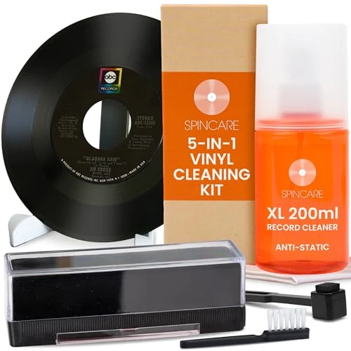 Offerta a tempo: SPINCARE Kit Pulizia XL 5-in-1 per Dischi Vinili - 0.00% da 23.95 € a 23.95 €