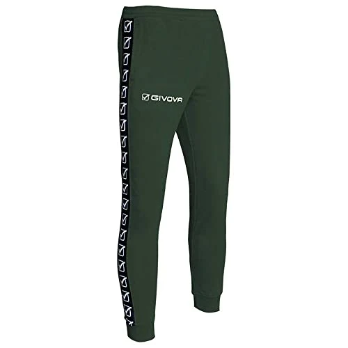 givova Pantalone Tricot Band, Hombre, Verde, XS