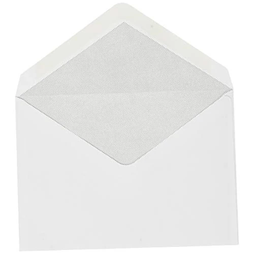 Briefumschläge, C6, 114 x 162, 80 g/m², gummiert, 500 Stück