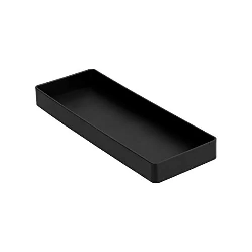 Limited-time offer: Amazon Basics Rectangular Plastic Organizer, Half Accessory Tray, 23.9 x 8.4 x 2.5 cm, Black from 7.27 GBP to 7.27 GBP (save 0%)