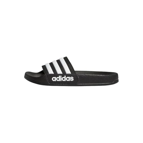 Limited offer: Adidas Adilette Shower K, Unisex-Kids, Black (Negbás/Ftwbla/Negbás rubber slippers from 26.69 USD to 26.69 USD (save 0%)