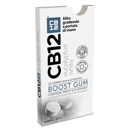 Offerta a tempo: CB12 Boost, Gomme da Masticare Senza Zucchero con Xilitolo — 17% da 2,91 € a 2,41 €