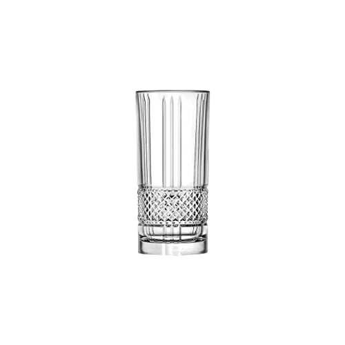 Offerta a tempo: RCR Cristalleria Italiana S.p.a. Linea Brillante | Bicchieri da Acqua e Cocktail in Vetro Moderni Set 6 Bicchieri di Cristallo da 37 Cl - 34% da 23.99 € a 15.88 €