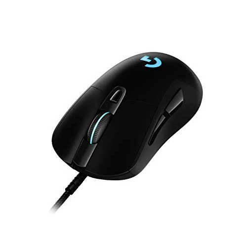 Offerta a tempo: Logitech G403 Mouse Gaming, Sensore HERO 25K, LIGHTSYNC RGB, Leggero 87 g + 10 g Opzionale, 25.600 DPI, Impugnature Laterali in Gomma, PC/Mac - Nero - 25% da 79.99 € a 59.69 €