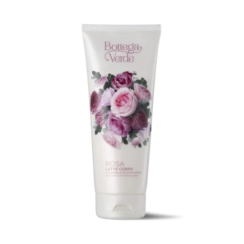 Offerta a tempo: Bottega Verde - Rosa, Latte Corpo, 200 ml, Profumante, Emolliente, con Acqua di Boccioli di Rosa, per Tutti i Tipi di Pelle - 33% da 11.99 € a 7.99 €