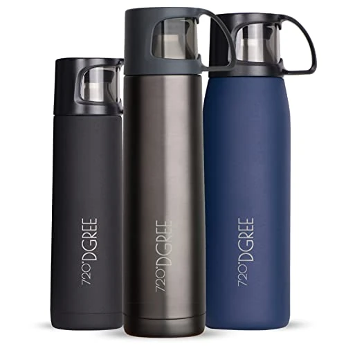 Oferta limitada: 720°DGREE Frasco Termica “Follow“ – 450ml, 700ml, 1l - Botella de aislante al vacío termo de Acero inoxidable con taza - Perfecto para café y té de 26.31 EUR a 26.31 EUR (ahorro 0%)