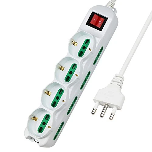 Offerta a tempo: Extrastar Multipresa 12 Posti 4 polivalenti (schuko 10/16A) — 20% da 16,49 € a 13,19 €