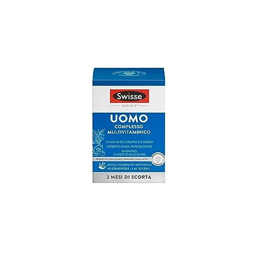 Oferta ograniczona: Swisse Multiwitamina dla mężczyzn 60 tabletek - multiwitaminowy suplement dla mężczyzn z naturalnymi witaminami, minerałami i ziołami z 103.40 PLN na 103.40 PLN (zniżka 0%)