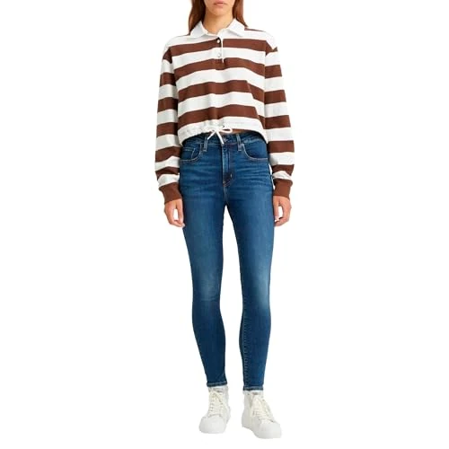 Levi's 721 High Rise Skinny Vaqueros, Blue Wave Dark, 31W / 30L Mujer
