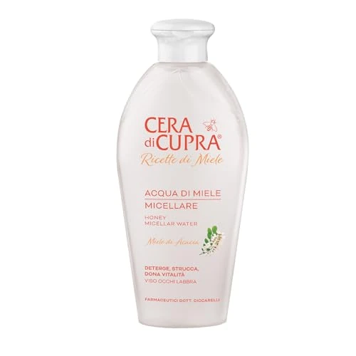 Oferta limitada: Cera di Cupra, Agua Micelar de Miel, Limpia y Elimina el Maquillaje e Impurezas con Máxima Delicadeza, Limpia Rostro, Ojos y Labios, Made in Italy, Dermatológicamente Probada, 200 ml de 3.90 € a 3.90 € (ahorro 0.00%)