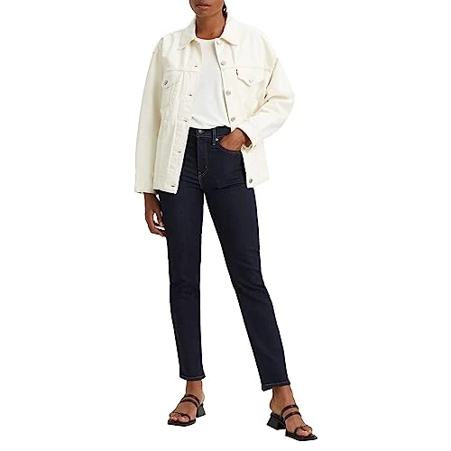 Oferta limitada: Levi's 724 High Rise Straight, Vaqueros Mujer, Blue Wave Rinse, 28W / 28L de 110.00 € a 55.00 € (ahorro 50%)