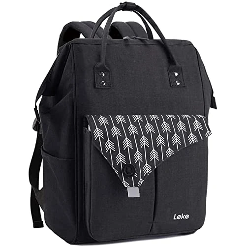 Offre limitée : Lekesky - Sac à dos pour femme - Cartable - Avec compartiment pour ordinateur portable et poche anti-vol - Sac à dos pour ordinateur portable 15,6", 15,6", Décontracté de 33.99 € à 32.29 € (5% de remise)