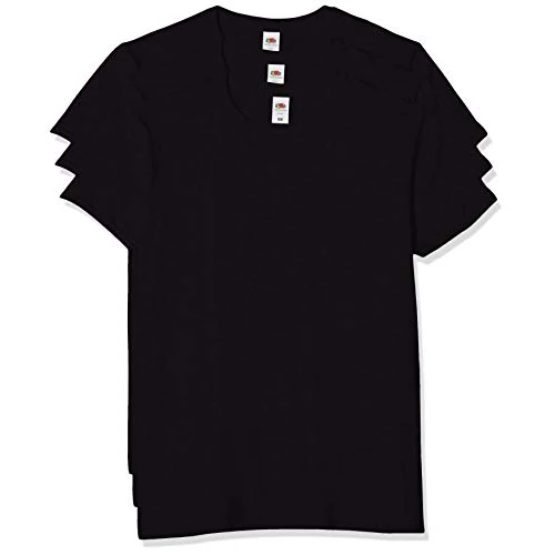 Zeitlich begrenztes Angebot: Fruit of the Loom Herren Iconic, Lightweight Ringspun Tee, 3 Pack T-Shirt, Schwarz (Black 36), X-Large (3er Pack) von 17.13 € auf 17.13 € (0.00% Rabatt)