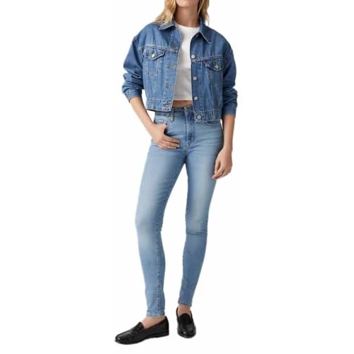 Offre limitée : Levi's 721 High Rise Skinny Jeans Femme, Blue Wave Light, 28W / 34L de 120.00 € à 48.00 € (60% de remise)