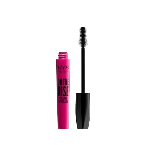 Offerta a tempo: NYX Professional Makeup On The Rise Volume Liftscara, Mascara per lifting e volume istantanei, Scovolino in elastomero a forma di clessidra, Formula vegana, 10 ml, Colore: Extreme Black - 40% da 12.50 € a 7.51 €