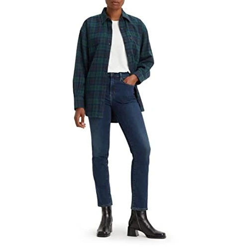 Oferta limitada: Levi's 724 High Rise Straight, Vaqueros Mujer, Blue Swell, 30W / 34L de 120.00 EUR a 60.00 EUR (ahorro 50%)