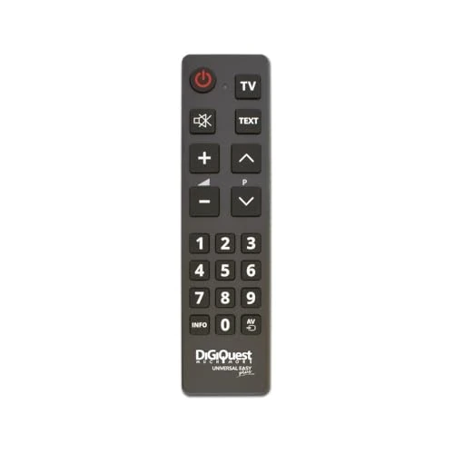 Offerta a tempo: Digiquest EASY Telecomando Universale TV con Tasti Grandi, Facile da Usare, Ideale per Hotel, Ospedali, RSA e Anziani - 43% da 15.90 € a 8.99 €