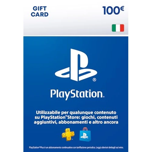 PlayStation Store Gift Card 100 EUR | PSN Account italiano | PS5/PS4 Codice download