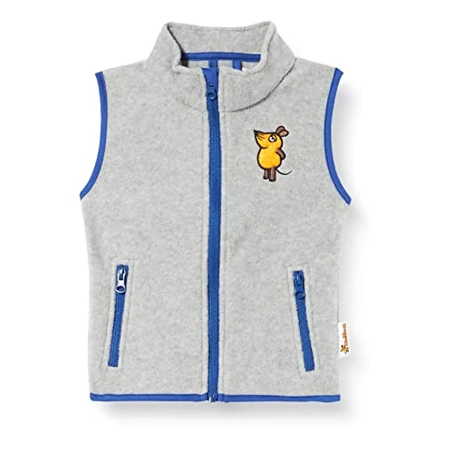 Oferta limitada: Playshoes Fleece Vest The Mouse, Chaleco Unisex niños, Grey, 140 de 22.61 € a 22.61 € (ahorro 0.00%)