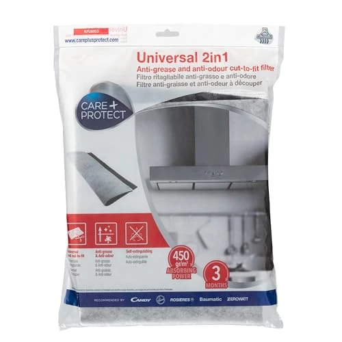 Offerta a tempo: CARE+PROTECT Filtro Universale Ritagliabile 2in1 Anti-Grasso e Anti-Odore - 21% da 12.99 € a 10.22 €