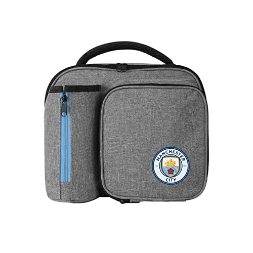 Offerta a tempo: FOCO Con licenza ufficiale Manchester City FC borsa termica portapranzo grigia con portabottiglia - 41% da 36.20 € a 21.19 €