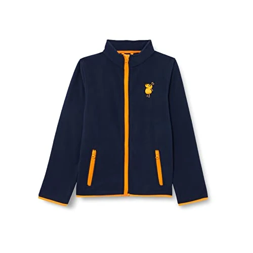 Playshoes DIE MAUS Baby - meisjes fleece jas de muis jas, blauw (marineblauw 11, 116 cm