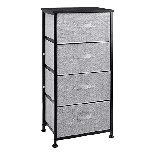 Oferta limitada: Amazon Basics Unidad de almacenamiento, de tela, con 4 cajones, para armario, negro de 37.78 EUR a 34.79 EUR (ahorro 8%)