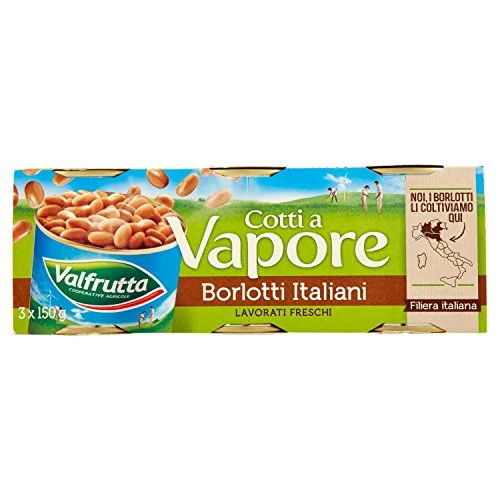 Offerta a tempo: Valfrutta - Borlotti Cotti a Vapore - 3 Lattine — 25% da 2,19 € a 1,64 €