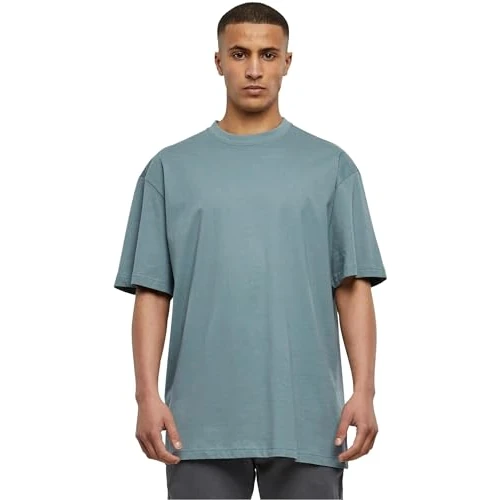 Offerta a tempo: Urban Classics Maglietta Uomo a Maniche Corte, Tall Tee Oversize in Cotone, Spalle Morbide e Scollatura a Girocollo, Taglie Forti Disponibili - 13% da 12.90 € a 11.19 €