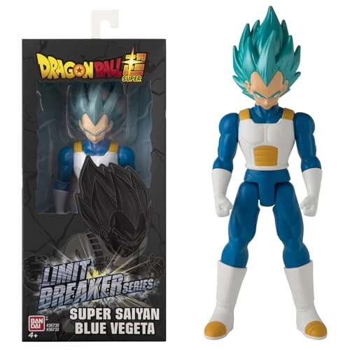 Offerta a tempo: Dragon Ball Super Bandai Figurina Géante Limit Breaker 30 cm - Super Saiyan Vegeta Blue - Licenza ufficiale - Grande Figurina Vegeta articolata - Giocattolo per bambini 4 anni e + - 36732 - 48% da 24.99 € a 13.10 €