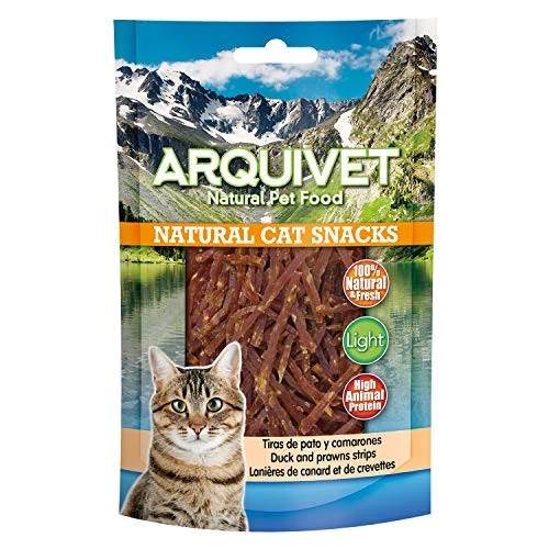 Tijdelijke aanbieding: Arquivet Eenden en garnalenstrips, 50 g, 1 stuk (1 stuk) van 5.32 € naar 5.32 € (0.00% korting)