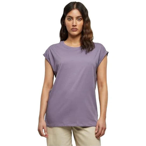 Limited-time offer: Urban Classics Women's Ladies Extended Shoulder Tee T-Shirt, Purple (Dusty Purple 02249), 4X-Large from 10.00 GBP to 10.00 GBP (save 0%)