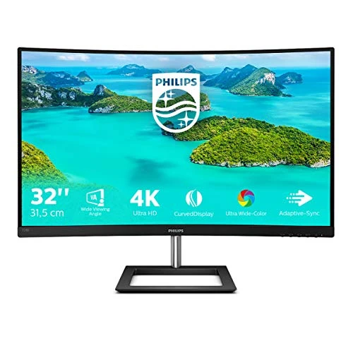 Offerta a tempo: Philips 328E1CA Gaming Monitor Curvo con Adaptive-Sync, 32", 4K UHD 3840 x 2160, LED VA, Ultrawide Color, Display Port, 2 HDMI, Speakers Integrati nero - 23% da 339.90 € a 261.46 €