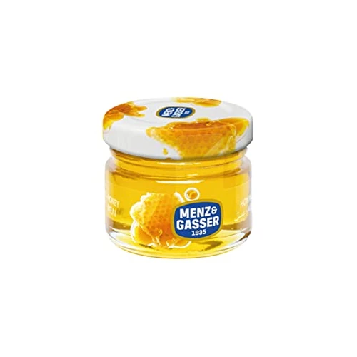 Offerta a tempo: Menz&Gasser Miele di Fiori Monodose Premium Quality, Aroma Floreale e Colore Ambrato, 100% Made in Italy, Ideale per uno Spuntino o per Colazione, 48 Vasetti x 28 g - 0.00% da 34.60 € a 34.60 €