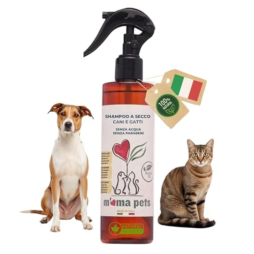 Tijdelijke aanbieding: Mama Pets Droogshampoo voor Honden en Katten, Ideaal voor Snel Wassen Zonder Water, 250 Ml van 12.39 € naar 12.39 € (0.00% korting)