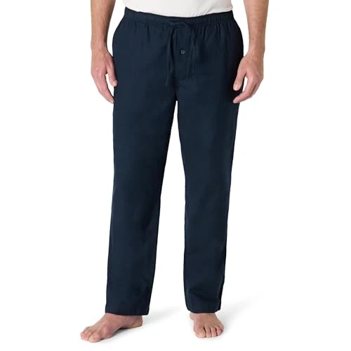 Oferta limitowana: Amazon Essentials Men's Flanelowe spodnie do piżamy (dostępne w wersjach Big i Tall), Granatowy, XL z 80.08 zł na 80.08 zł (oszczędź 0.00%)