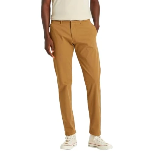 Offre limitée : Dockers SMART 360 FLEX CHINO TAPERED, Pantalon, Homme, Hermine, 40W / 34L de 109.95 € à 44.96 € (59% de remise)