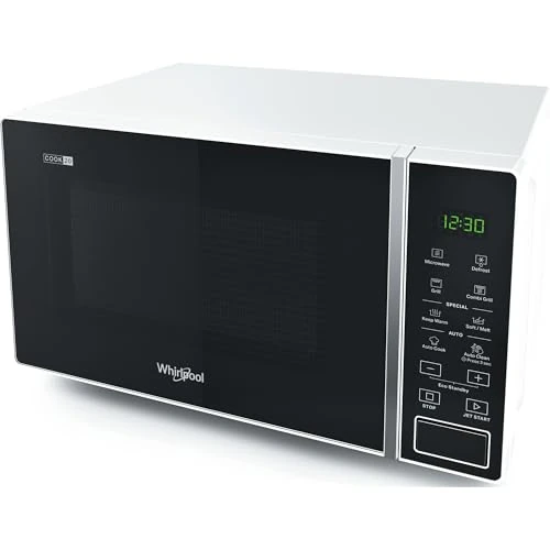 Whirlpool MWP 203 W Microwave Oven + Grill, 20 Litres, White, with High Grill
