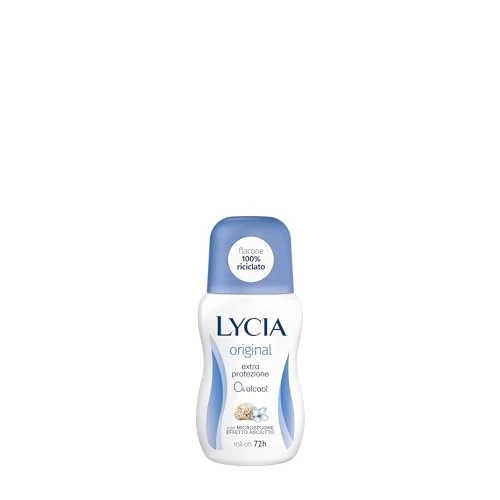 Limitiertes Angebot: Lycia - Deodorant Roll on Original, ohne Alkohol, 72 Stunden Wirksamkeit, mit Mikroschwämmen Trockeneffekt, 50 ml von 4.10 EUR auf 3.40 EUR (Spare 17%)