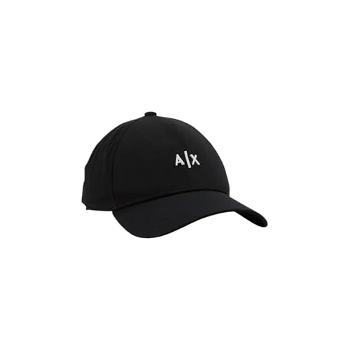 Offerta a tempo: Armani Exchange Ricamo classico con logo piccolo, Berretto da baseball, Uomo, Black (Nero/Bianco - Black/White 00121), Taglia Unica - 0.00% da 36.99 € a 36.99 €