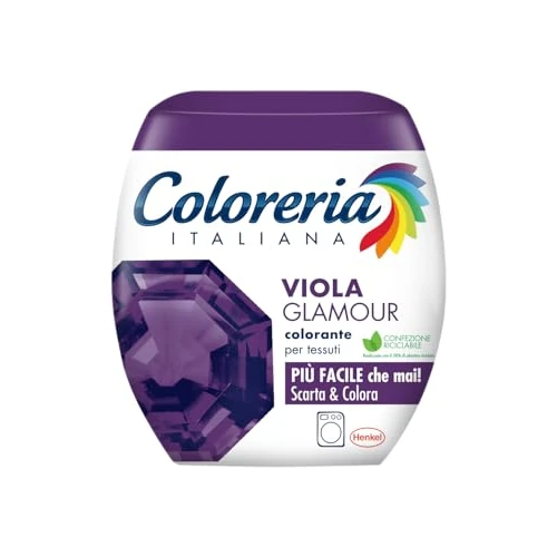 Coloreria Italiana Grey Colorante Tessuti e Vestiti in Lavatrice, Viola, 1 Confezione
