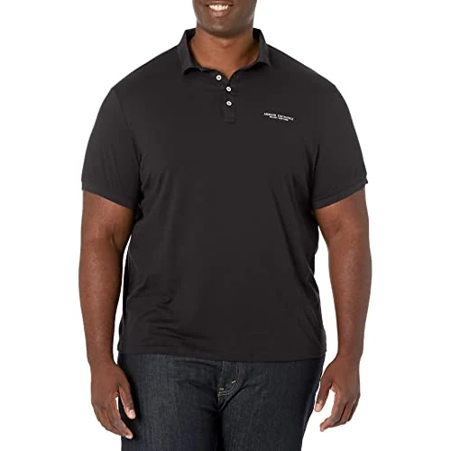 Limited offer: Armani Exchange Men's Milano/New York Logo Short Sleeve Polo Shirt Polo Shirt from 41.00 EUR to 41.00 EUR (save 0%)