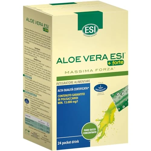 ESI Aloe Vera - Succo Concentrato +Forte di Aloe Vera, 24 Pocket Drink