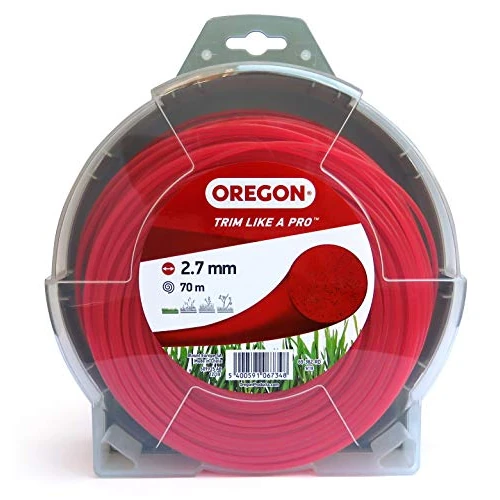 Limited-time offer: Oregon String Trimmer Line, Replacement Nylon Strimmer Wire for Grass Trimmers & Brushcutters, DIY & Gardening, Universal Fit, All Purpose, Round Cord, 2.7mm x 70m Spool, Red (69-382-RD) from 17.19 £ to 13.63 £ (save 21%)