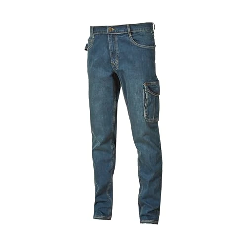 Zeitlich begrenztes Angebot: U-POWER | Pantalone da Lavoro JAM, con Porta Ginocchiera, Slim-Fit, 5 Tasche portaoggetti, chiusura con bottone e zip YKK, Elasticizzato, 98% Cotone 2%Elastane von 40.09 € auf 40.09 € (0.00% Rabatt)