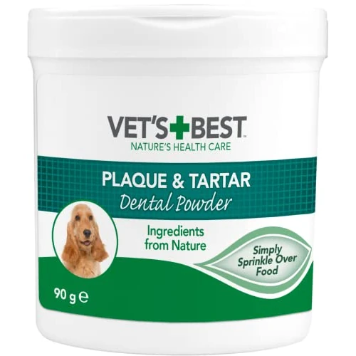 Offerta a tempo: Vet's Best Polvere Dentale Advanced per Cani 90g - 13% da 19.55 € a 17.02 €