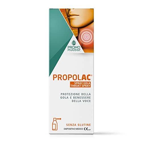 PropolAC Hals-Spray Erwachsene - Medizinprodukt - mit Trockenextrakt aus Propolis für Erwachsene - schützt den Hals und das Wohlbefinden der Stimme - 30 ml
