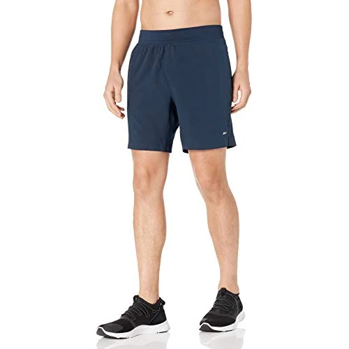 Oferta limitada: Amazon Essentials Short de Entrenamiento, 18 cm, Alto Rendimiento, en Tejido Elástico Hombre, Azul Marino Original, L de 20.40 € a 20.40 € (ahorro 0.00%)